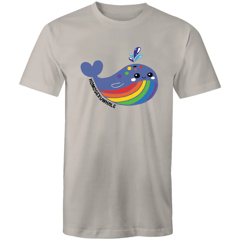 Gay Whale T-Shirt Unisex (Large Size)