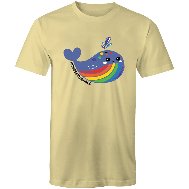 Gay Whale T-Shirt Unisex (Large Size)