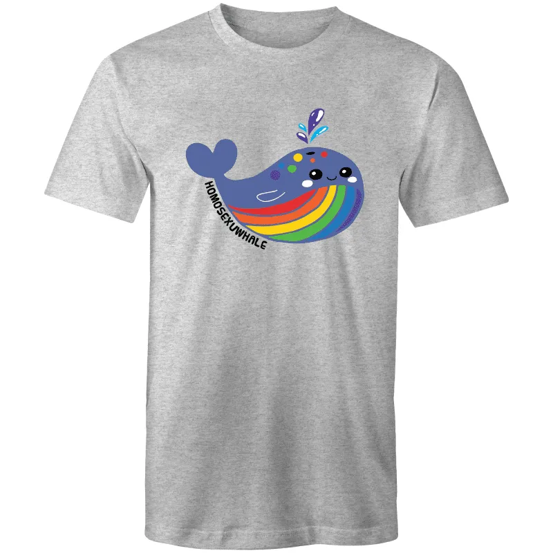 Gay Whale T-Shirt Unisex (Large Size)