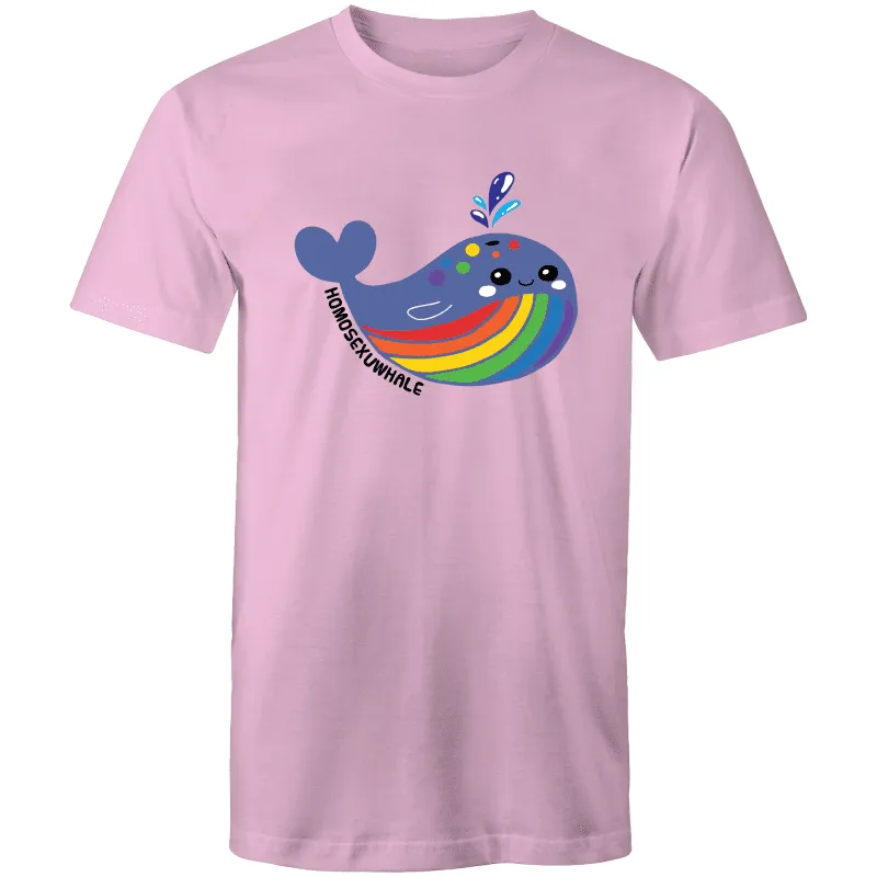 Gay Whale T-Shirt Unisex (Large Size)