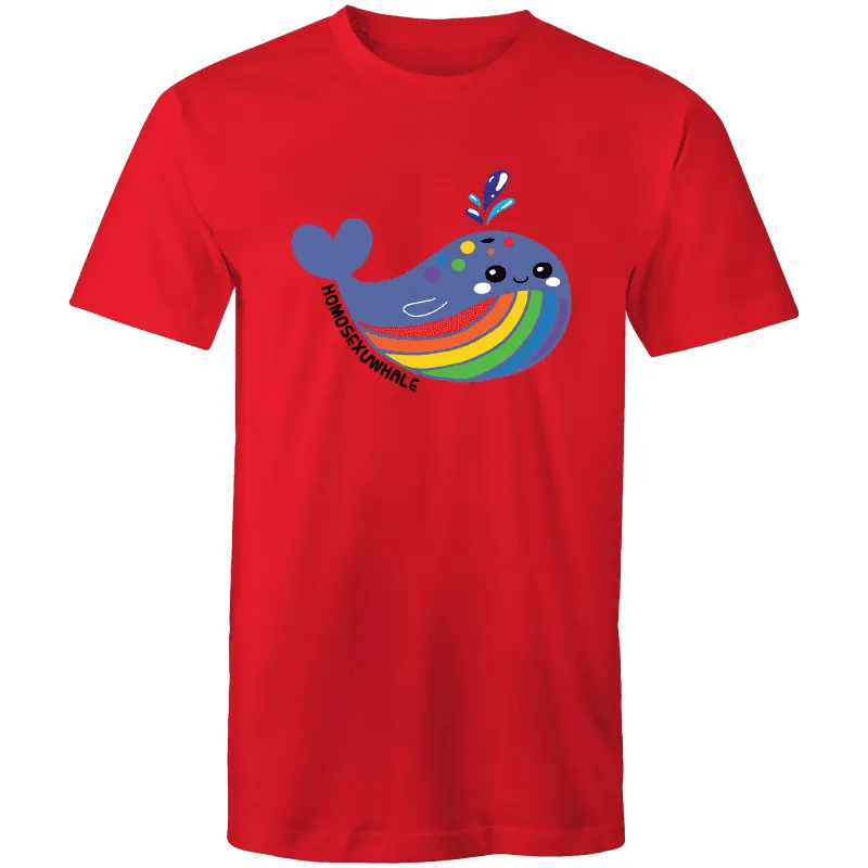 Gay Whale T-Shirt Unisex (Large Size)