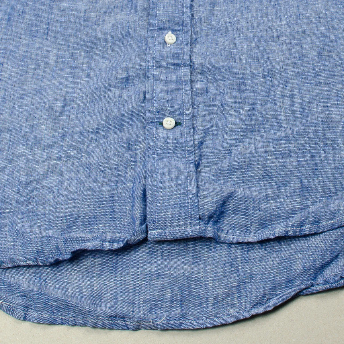 Gitman Vintage Linen Chambray Shirt Blue