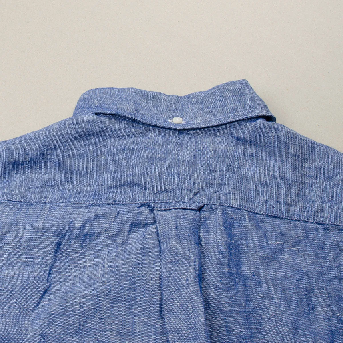 Gitman Vintage Linen Chambray Shirt Blue