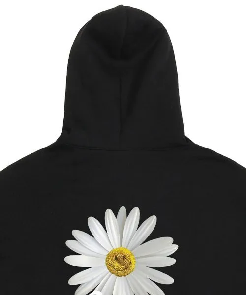 GRAVER Daisy Flower Smile Hoodie Zip Up