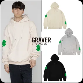 Graver Unisex Hoodies - Street Style Long Sleeves with Logo