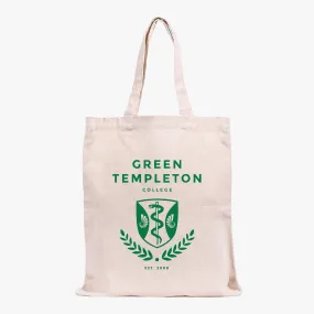 Green Templeton College Organic Cotton Tote Bag