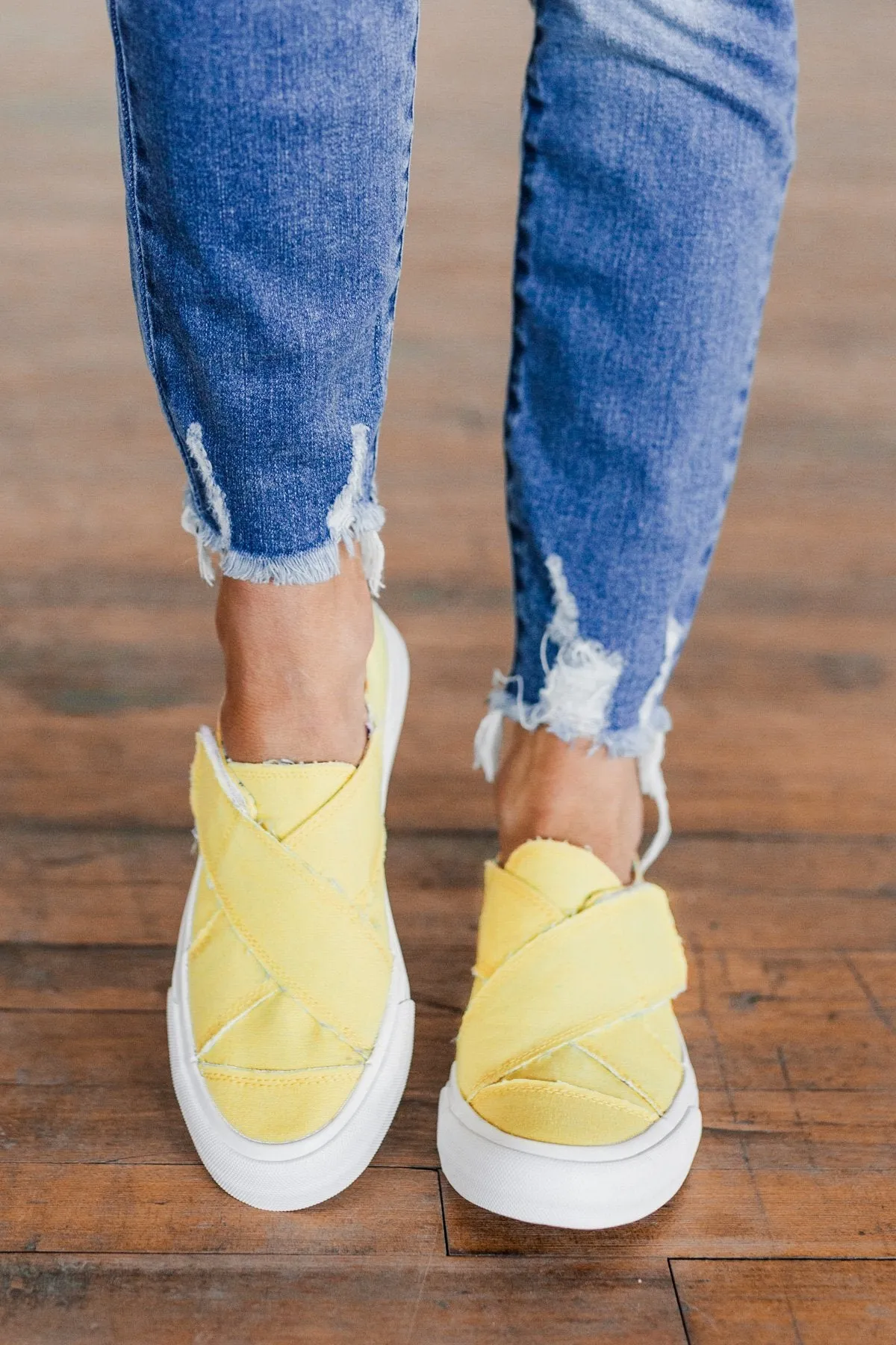 Gypsy Jazz India Sneakers - Yellow | Stylish & Vibrant footwear option