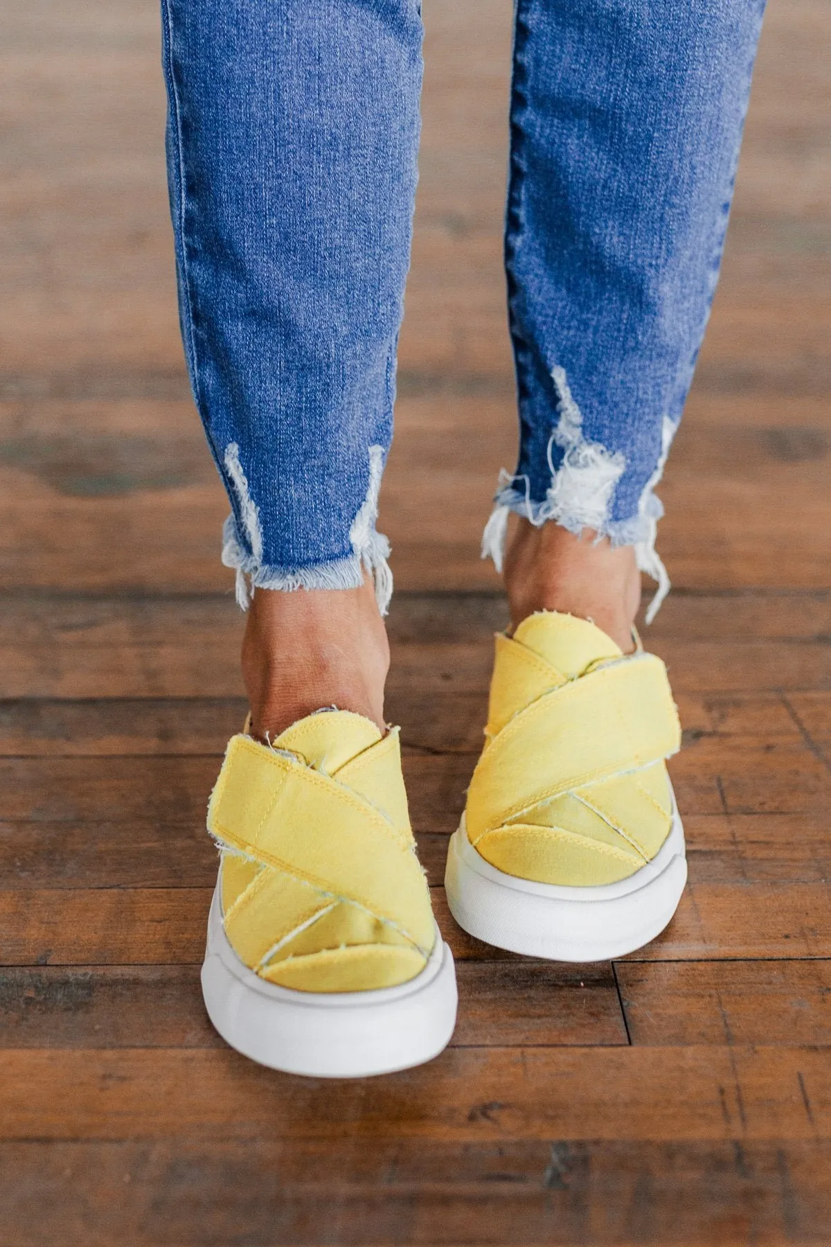 Gypsy Jazz India Sneakers - Yellow | Stylish & Vibrant footwear option