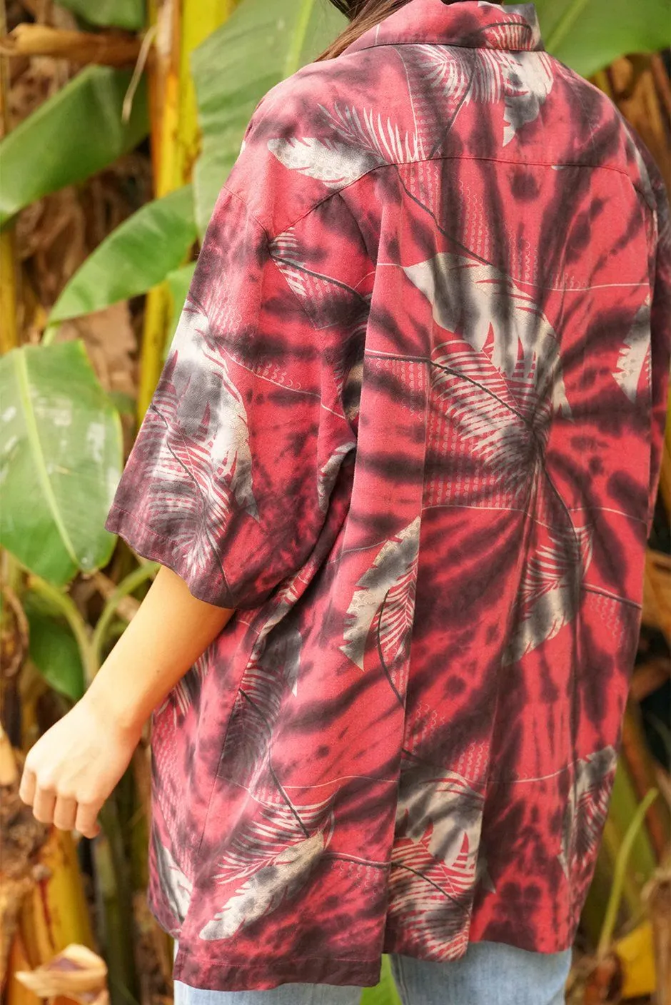 Hawaiian Kai Shirt Onyx Tie Dye