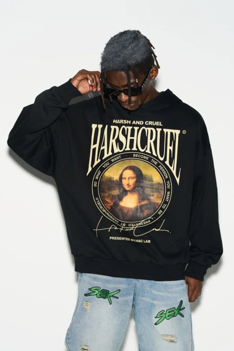 H/C Gioconda Logo Ring Printed Hoodie