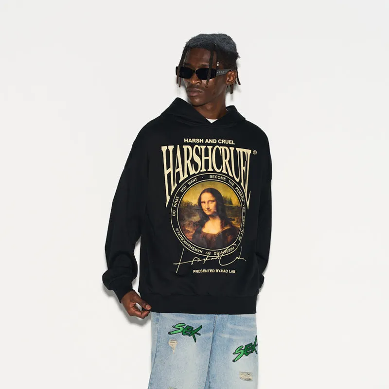 H/C Gioconda Logo Ring Printed Hoodie