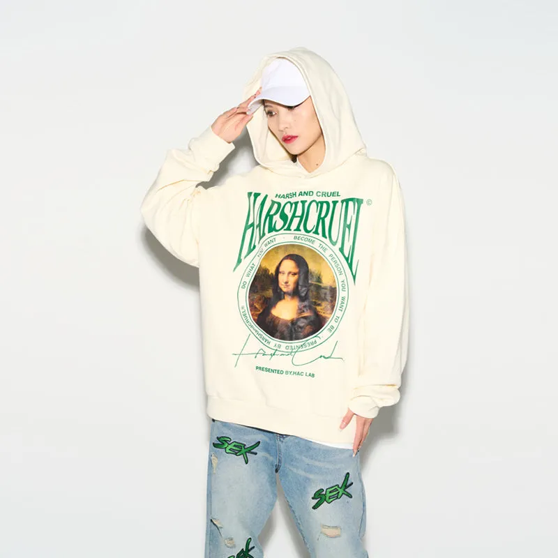 H/C Gioconda Logo Ring Printed Hoodie