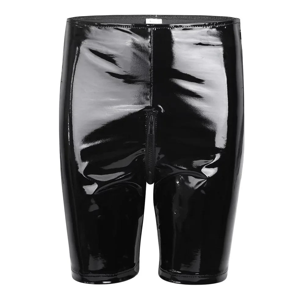 High Waist Leather Rave Pants - Sexy and Stylish