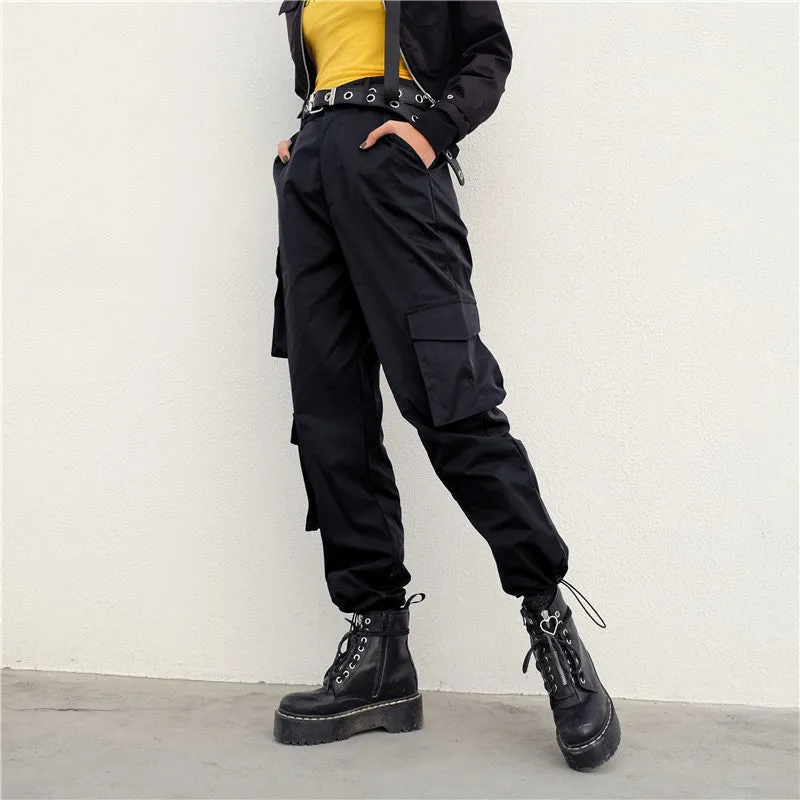 HIPHOP CASUAL PANTS with Multiple Pockets