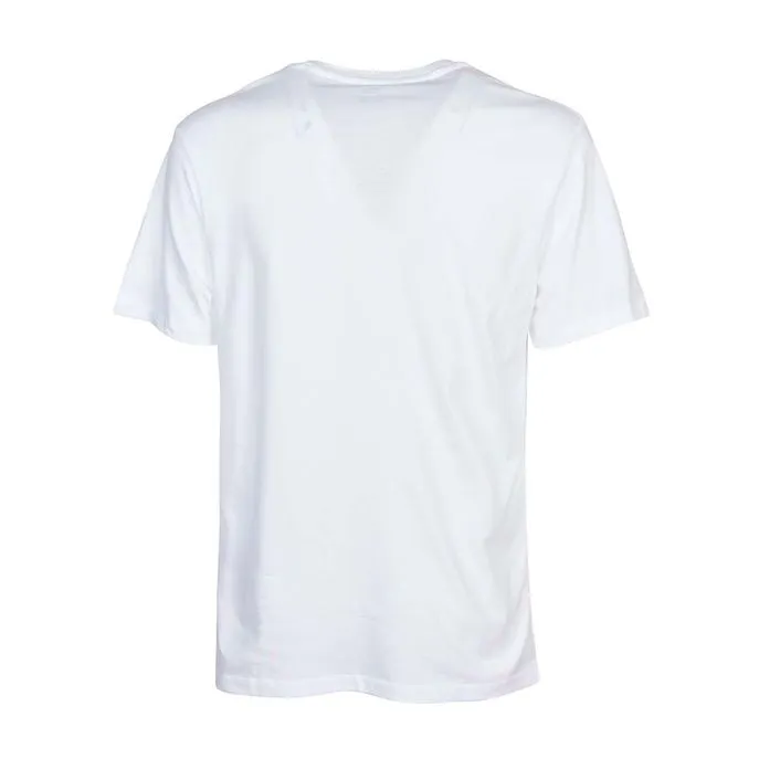 Housemark white t-shirt with logo outline for men