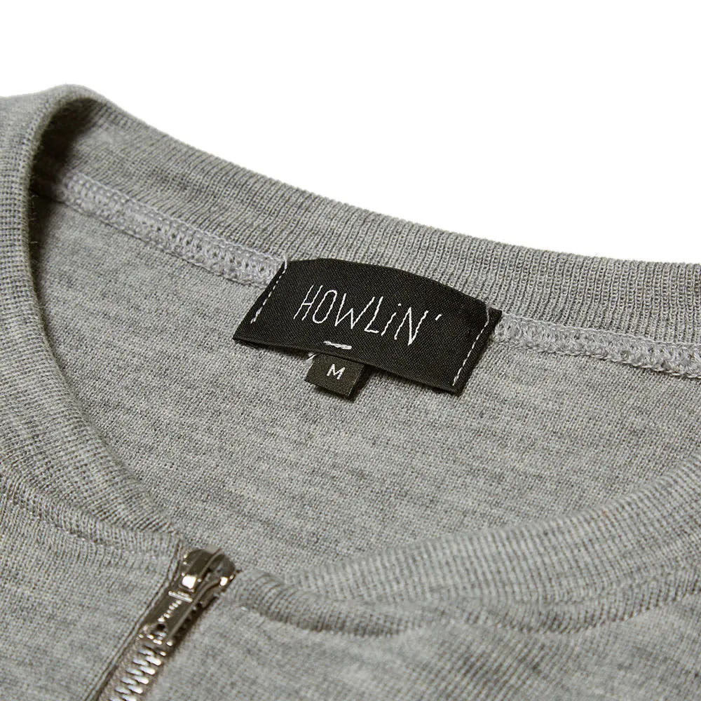 Howlin' Brabo Zipped BomberLight Grey