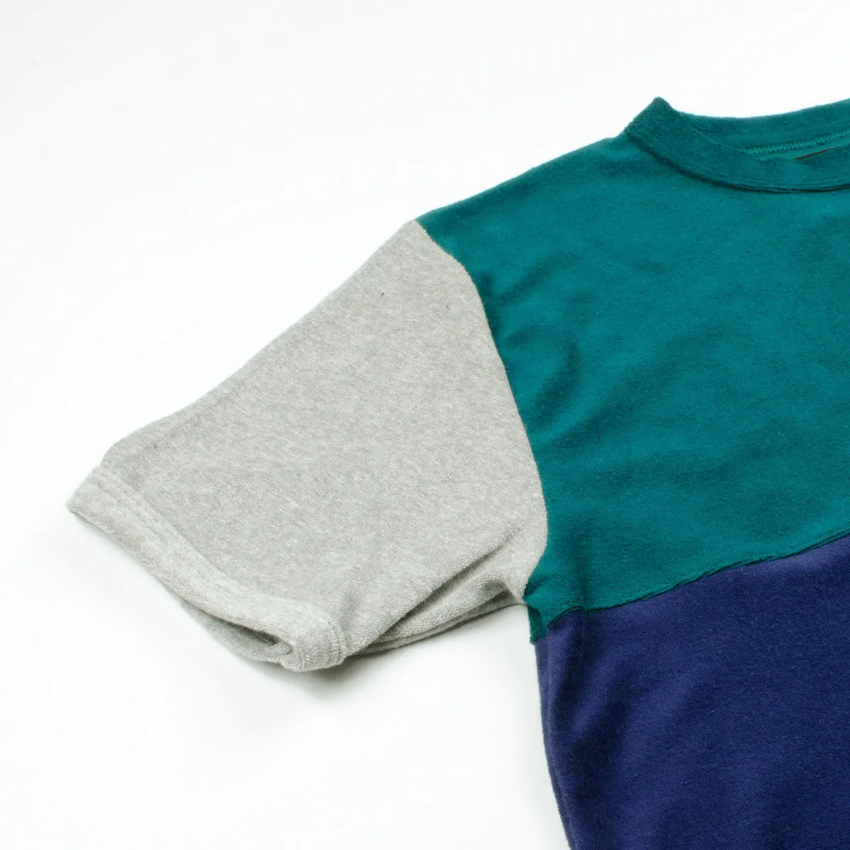 Howlin' Sunforest Two Color Block T-shirt Navy Green Grey