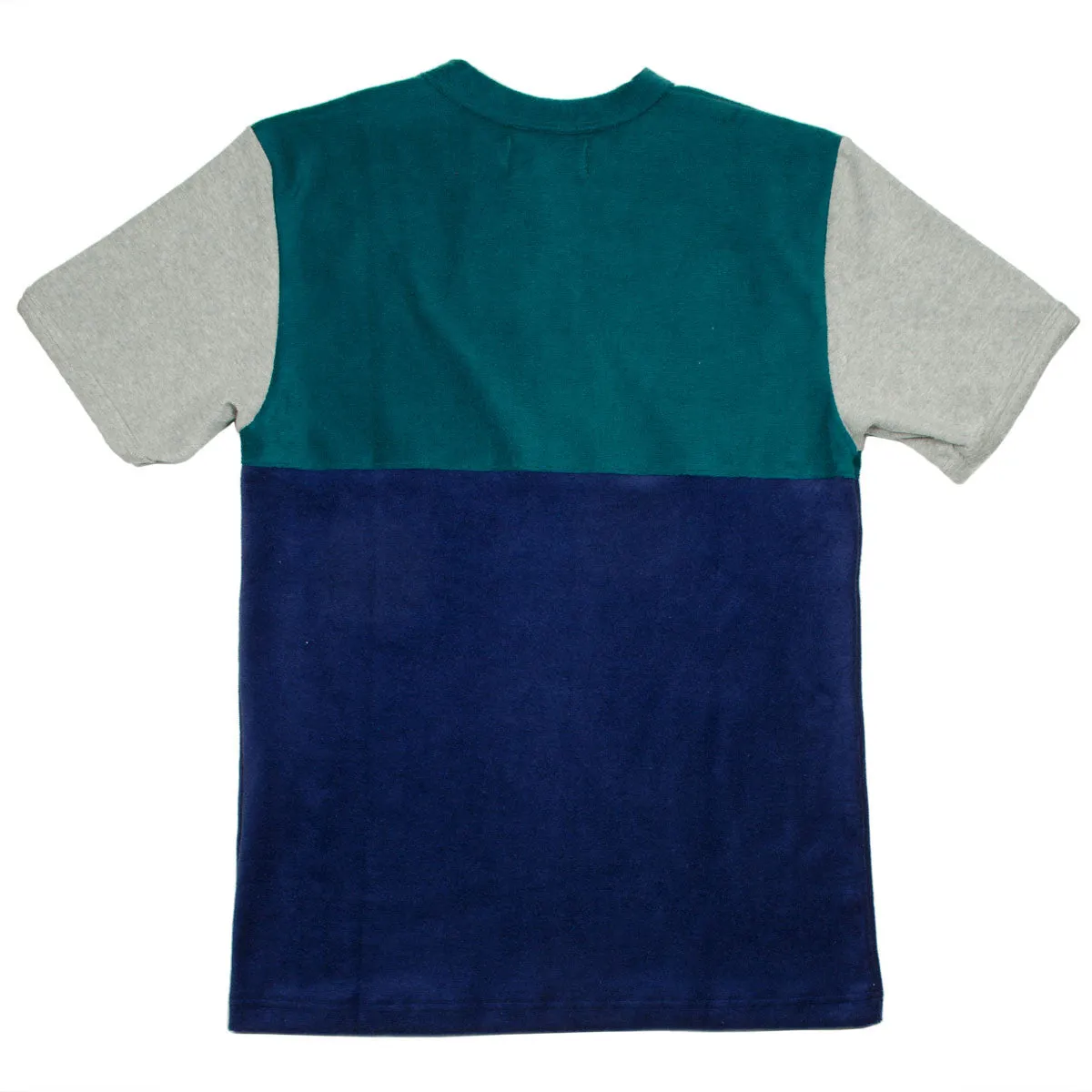 Howlin' Sunforest Two Color Block T-shirt Navy Green Grey