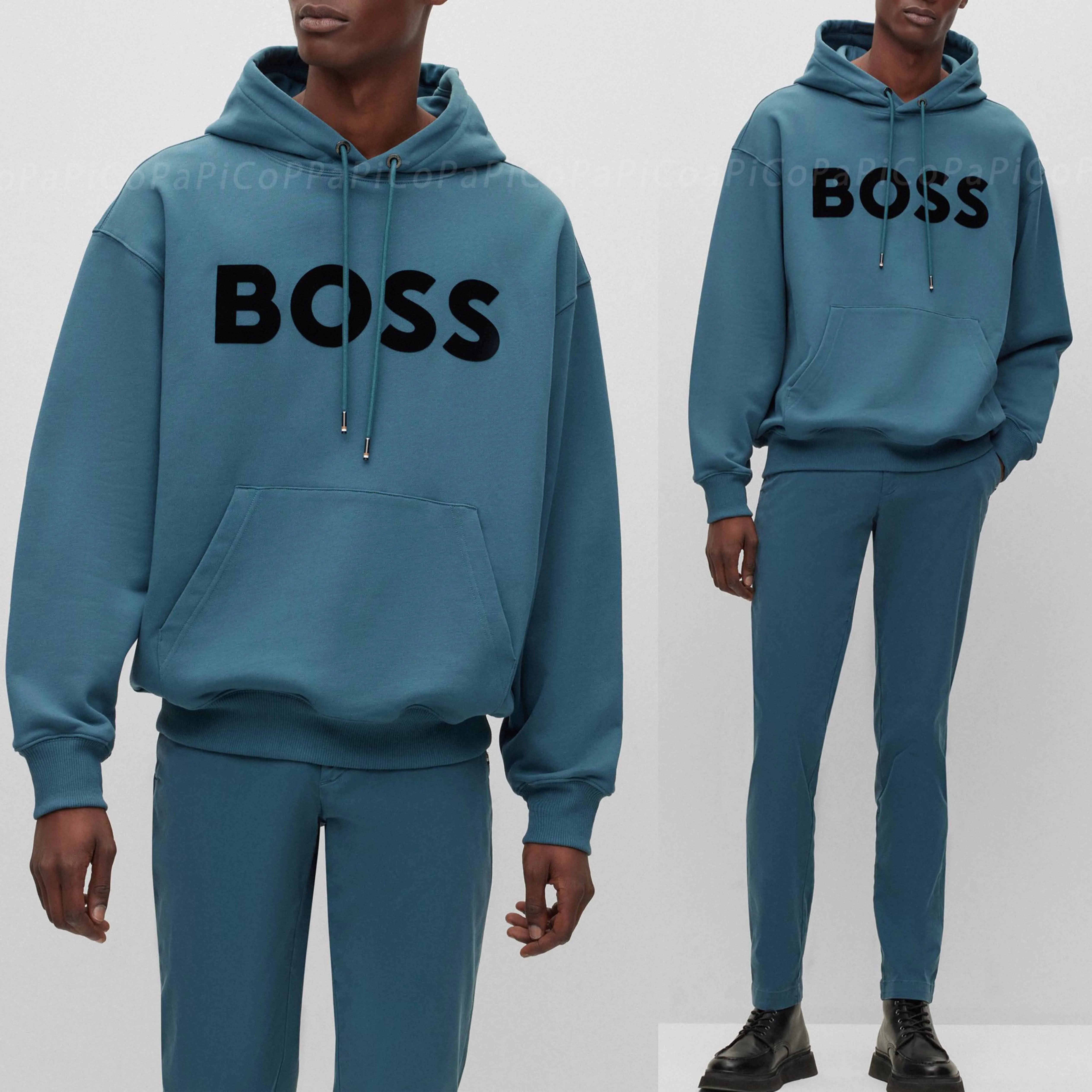 Hugo Boss unisex hoodies - long sleeves, sweat street style, cotton fabric, logo design.