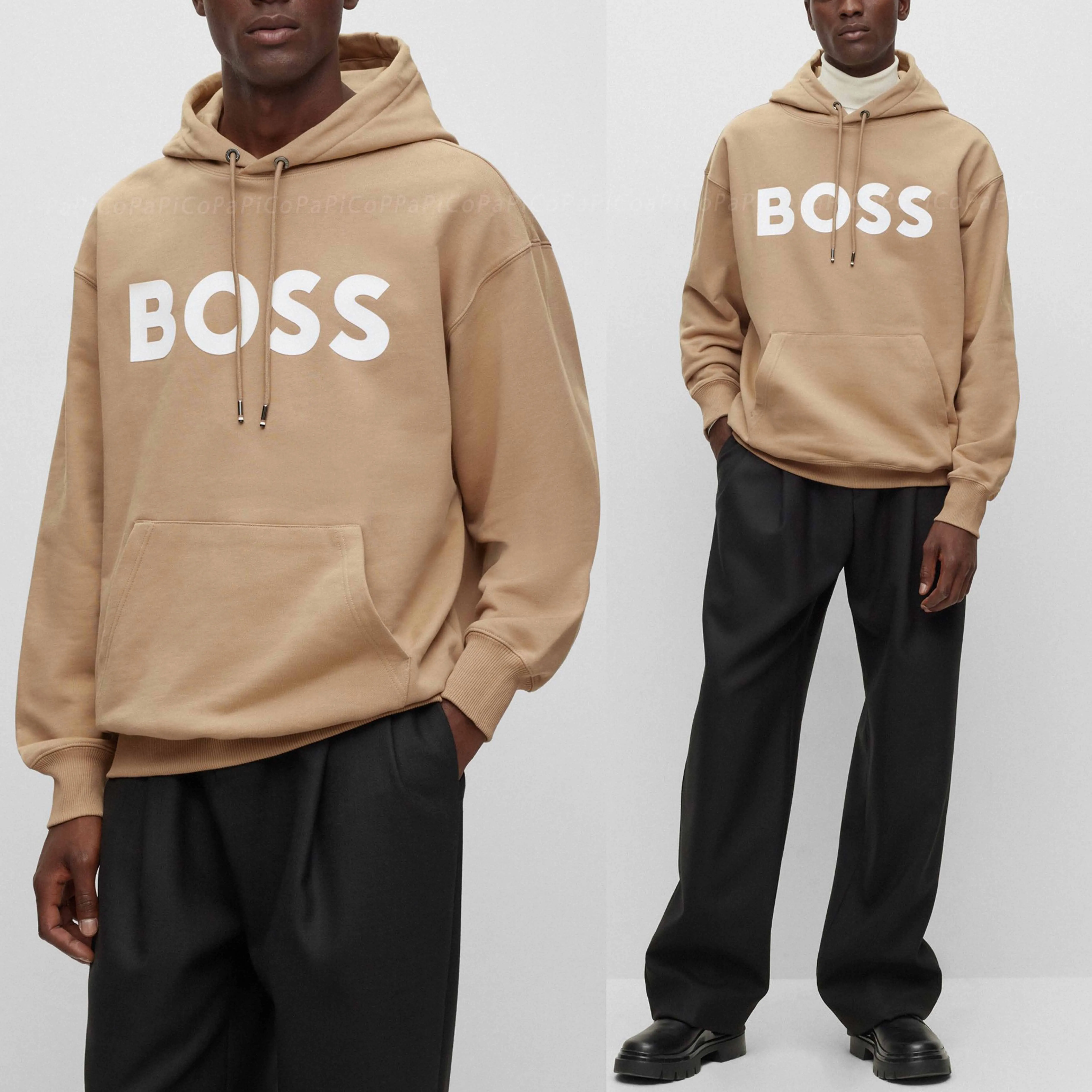 Hugo Boss unisex hoodies - long sleeves, sweat street style, cotton fabric, logo design.