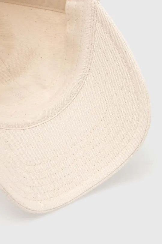 Human Made cotton baseball cap 6 Panel beige color HM27GD013