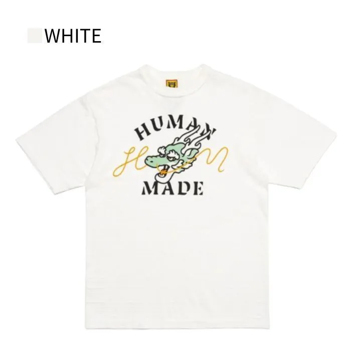 HUMAN MADE  |Crew Neck Unisex Street Style Plain Cotton Short Sleeves