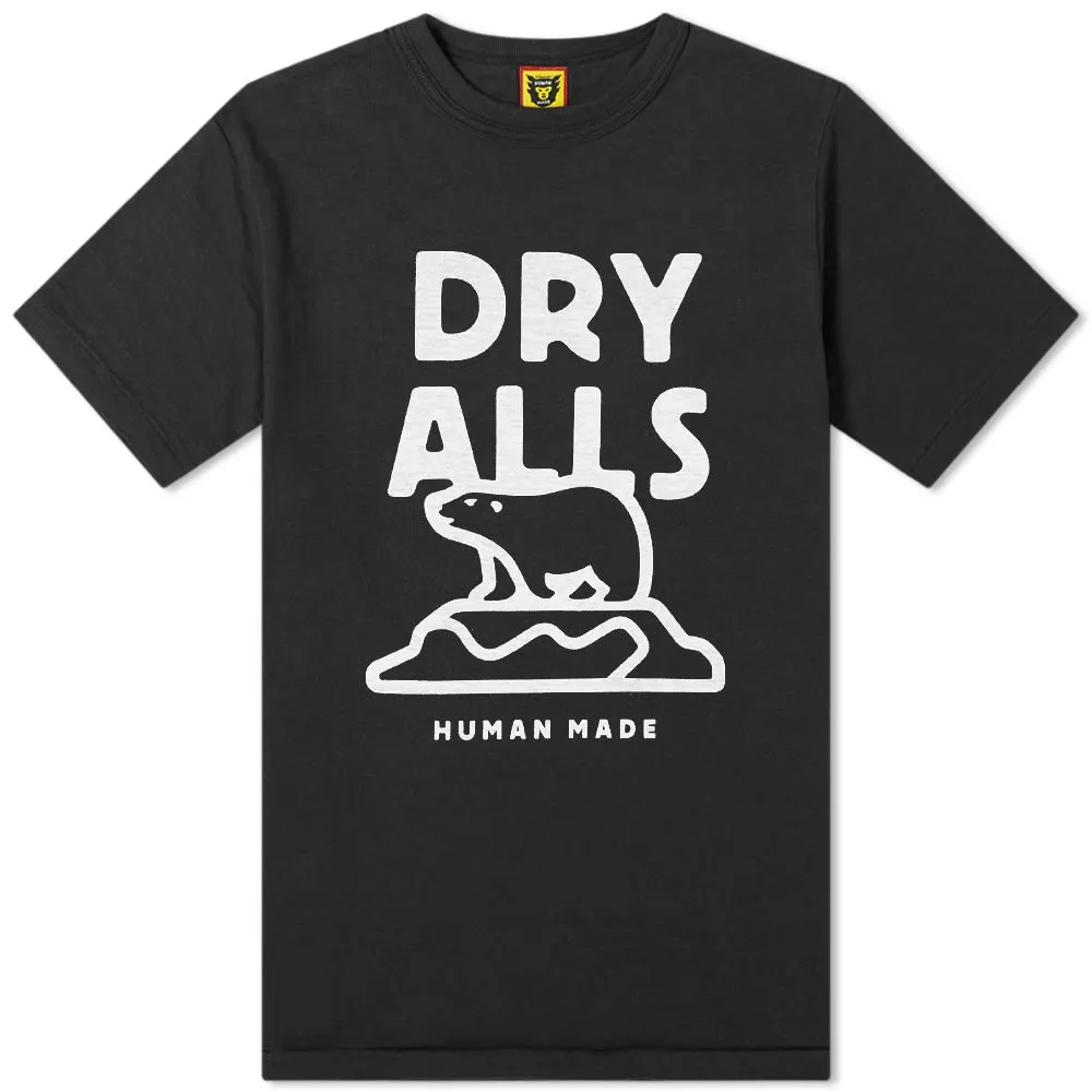 Human Made Dry Alls Polar Bear T-ShirtBlack