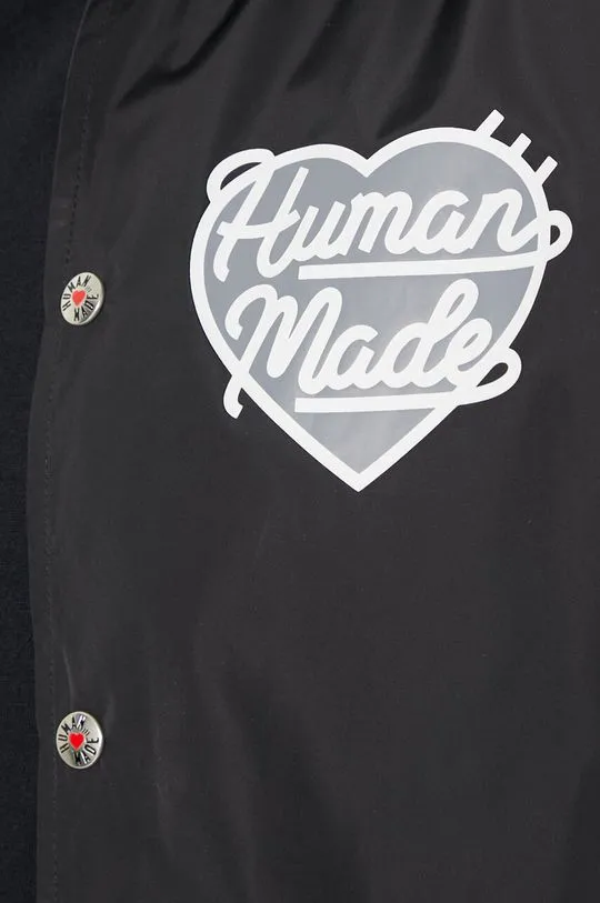 Human Made jacket Coach Jacket men's black color HM26JK002