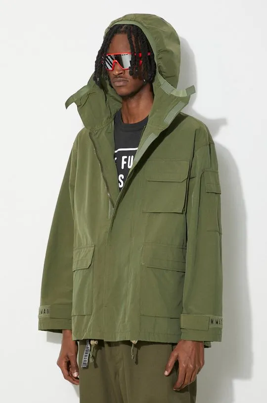 Human Made jacket Mountain Parka men's green color HM27JK004