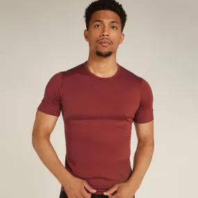 icebreaker Merino Base Layer Men's 200 Oasis Short Sleeve Crew - Port | Best Price