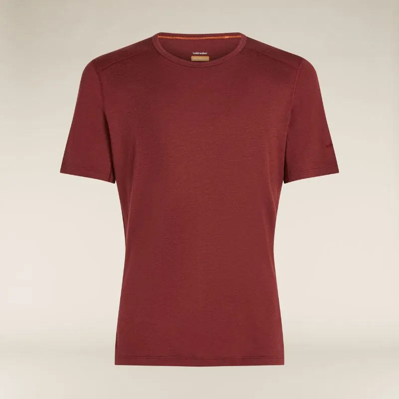 icebreaker Merino Base Layer Men's 200 Oasis Short Sleeve Crew - Port | Best Price