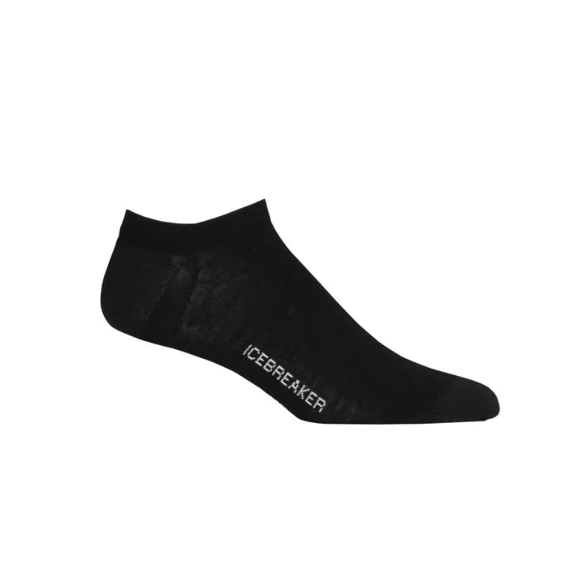 Icebreaker Merino Men's Lifestyle Fine Gauge No Show Socks - Black