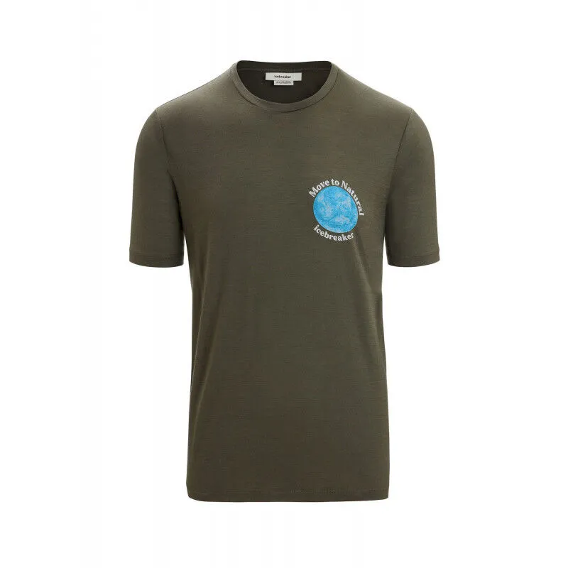 icebreaker  Tech Lite II SS Tee icebreaker Earth - Maglia merino - Uomo