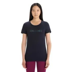 icebreaker  Tech Lite II SS Tee Moon Phase - Maglia merino - Donna