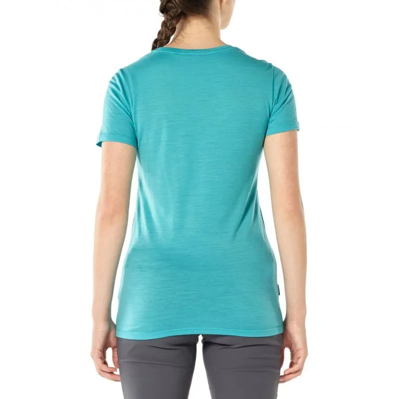 icebreaker  Tech Lite Short Sleeve Scoop 1000 Lines - Maglia merino - Donna