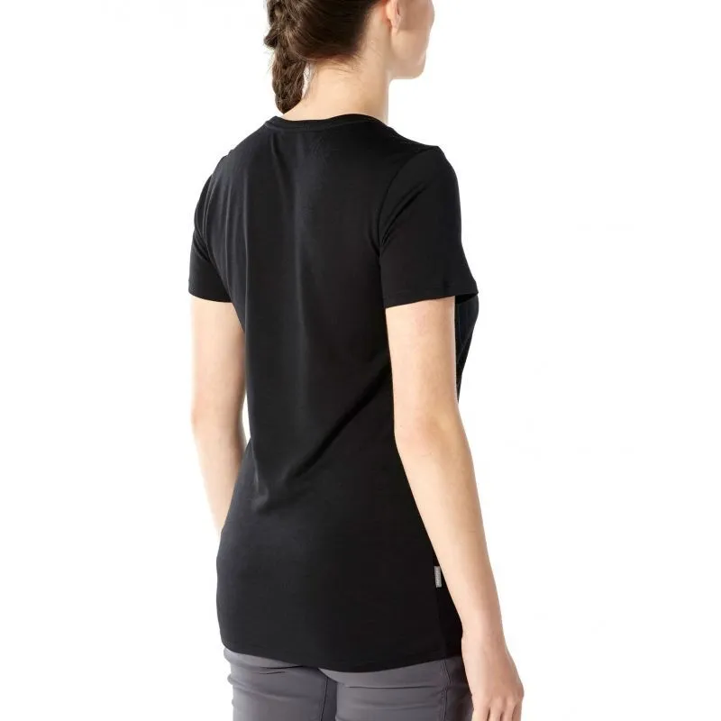 icebreaker  Tech Lite Short Sleeve Scoop Leaf - Maglia merino - Donna