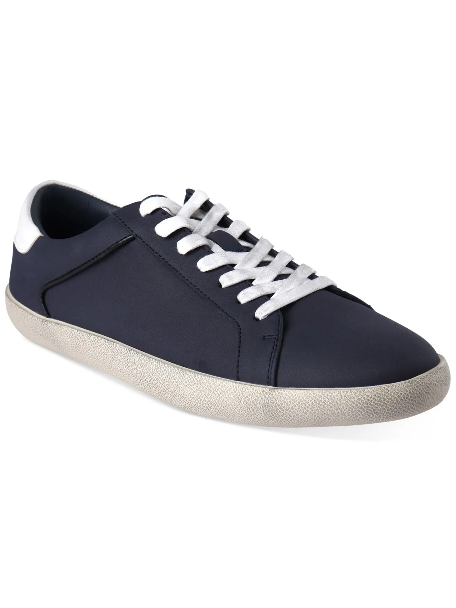 INC Men's Navy Padded Damon Sneakers - Round Toe Lace-Up Shoes