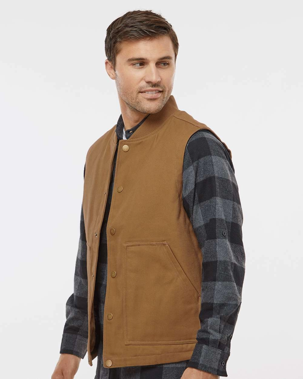 Independent Trading Co. EXP560V Insulated Canvas Workwear Vest SKU: EXP560V