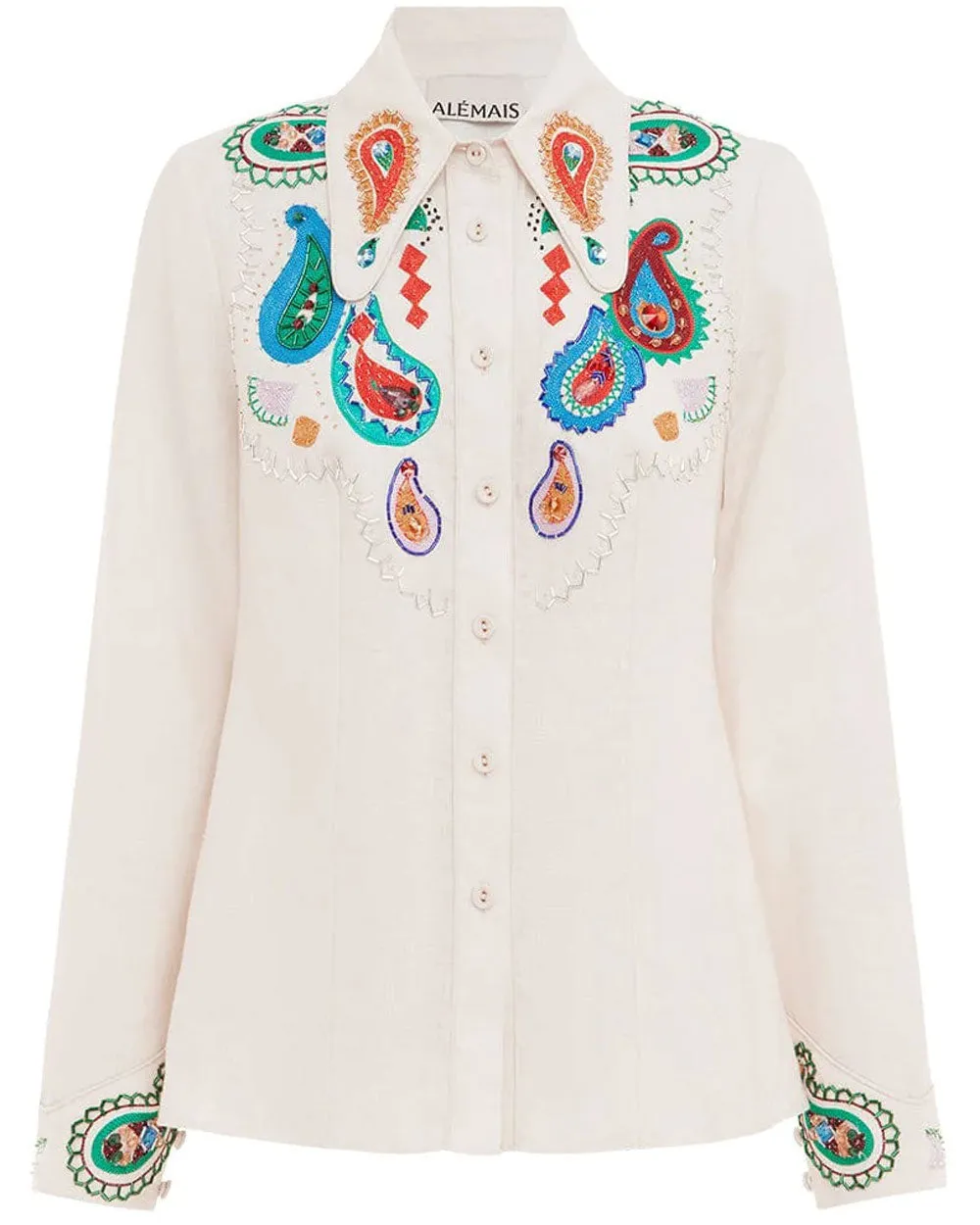 Ivory Embroidered Peggy Blouse