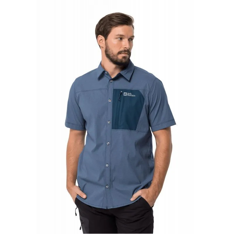 Jack Wolfskin  Kenovo II S/S - Camicia - Uomo