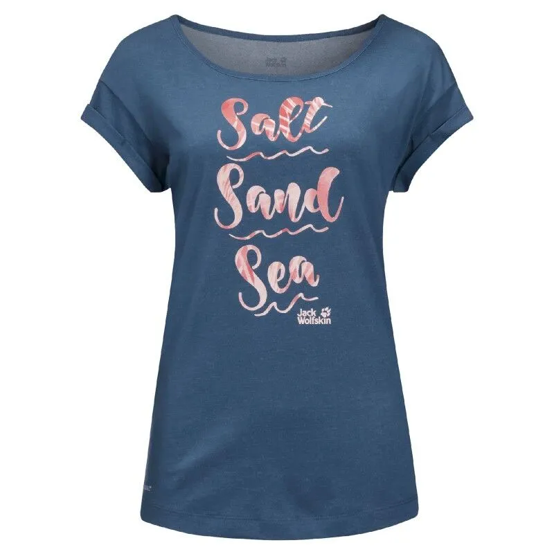 Jack Wolfskin  Salt Sand Sea T - T-shirt - Donna