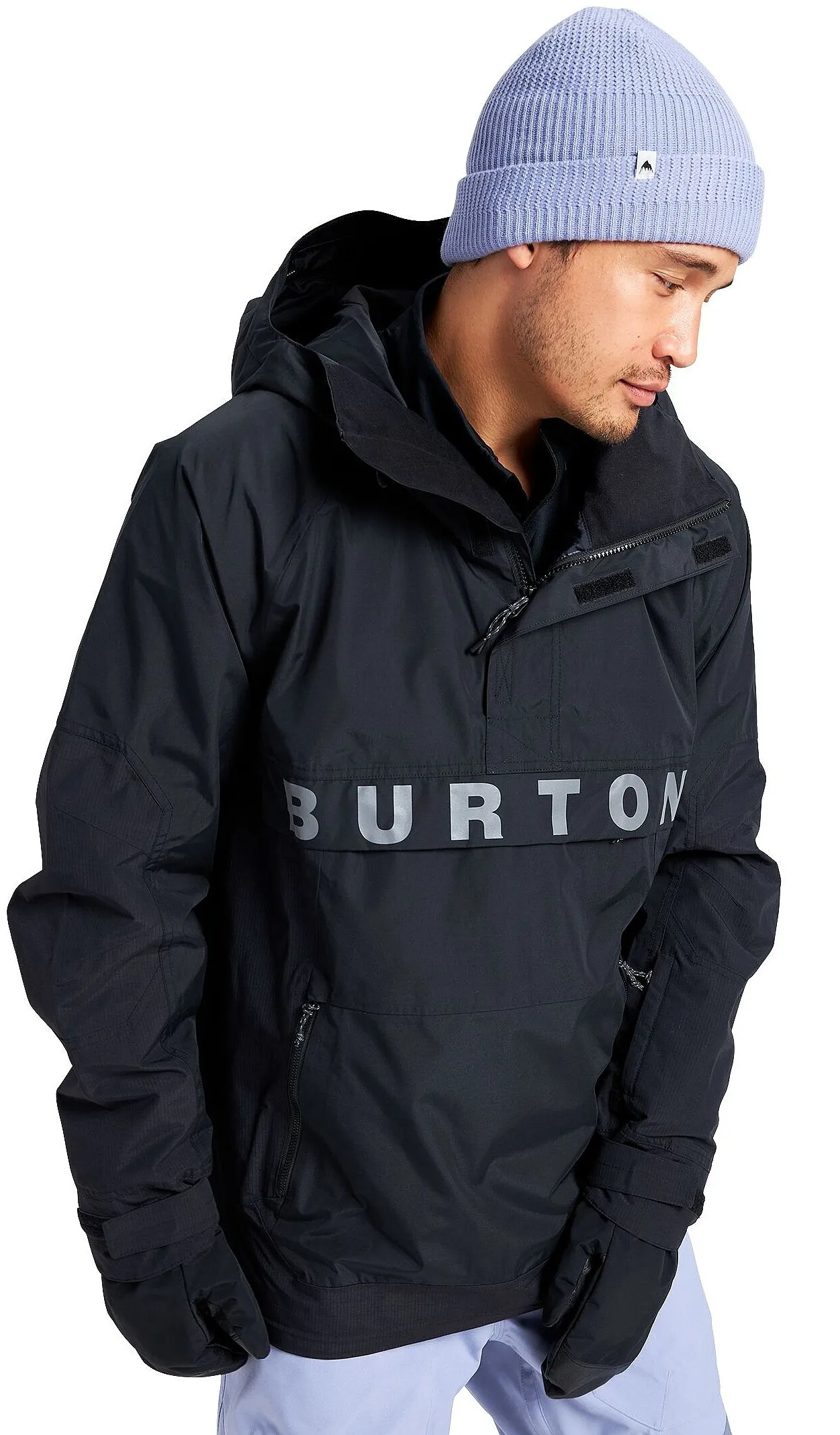 jacket Burton Frostner Anorak 2L - True Black - men´s