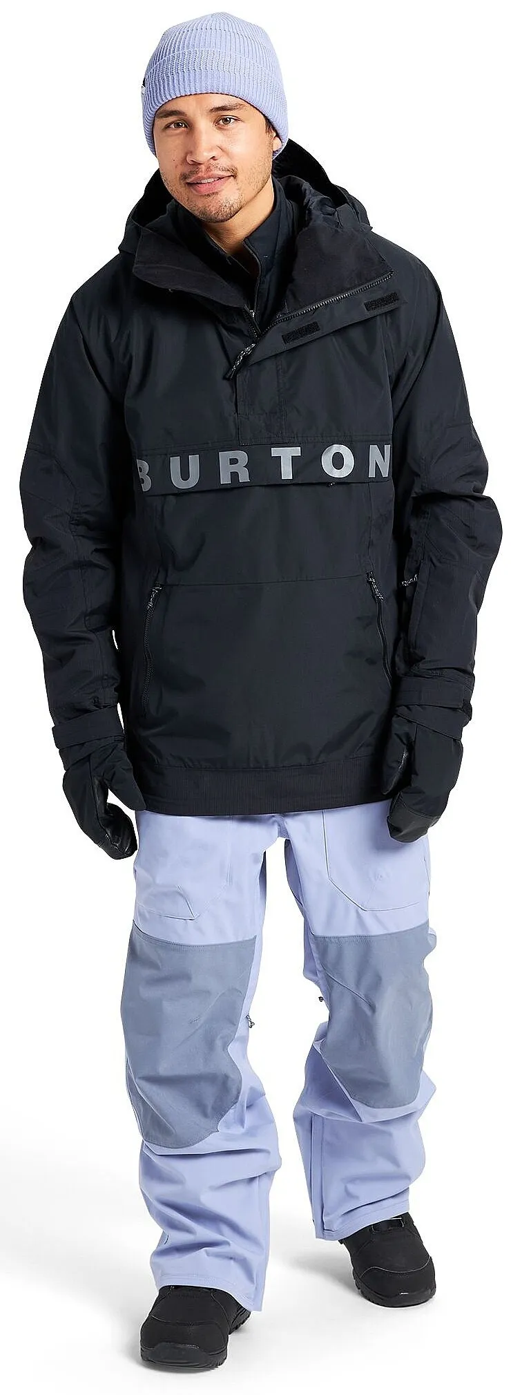 jacket Burton Frostner Anorak 2L - True Black - men´s