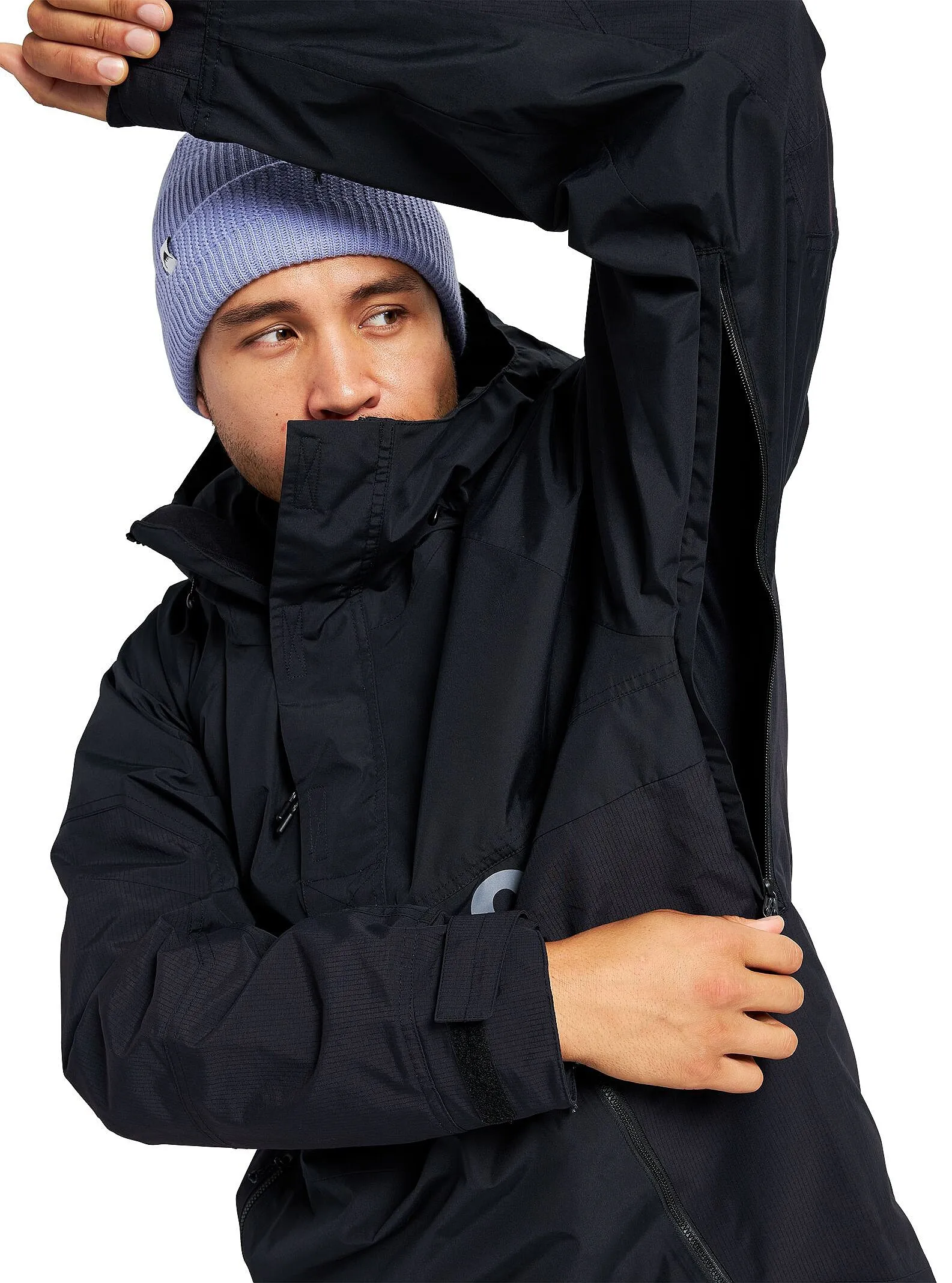 jacket Burton Frostner Anorak 2L - True Black - men´s