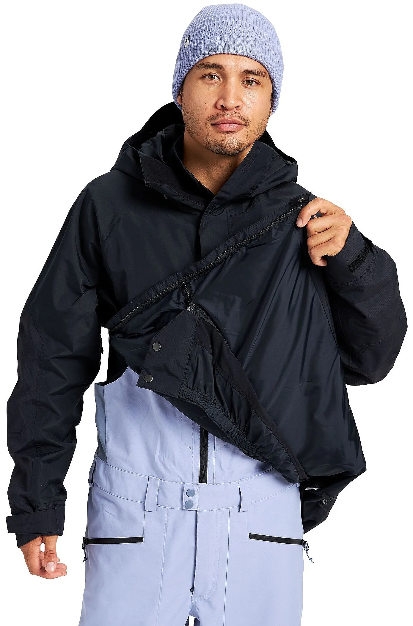 jacket Burton Frostner Anorak 2L - True Black - men´s