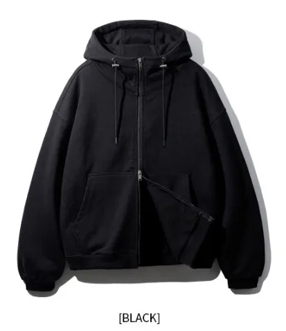 Jemut Highneck Heavy Hood Zip-Up