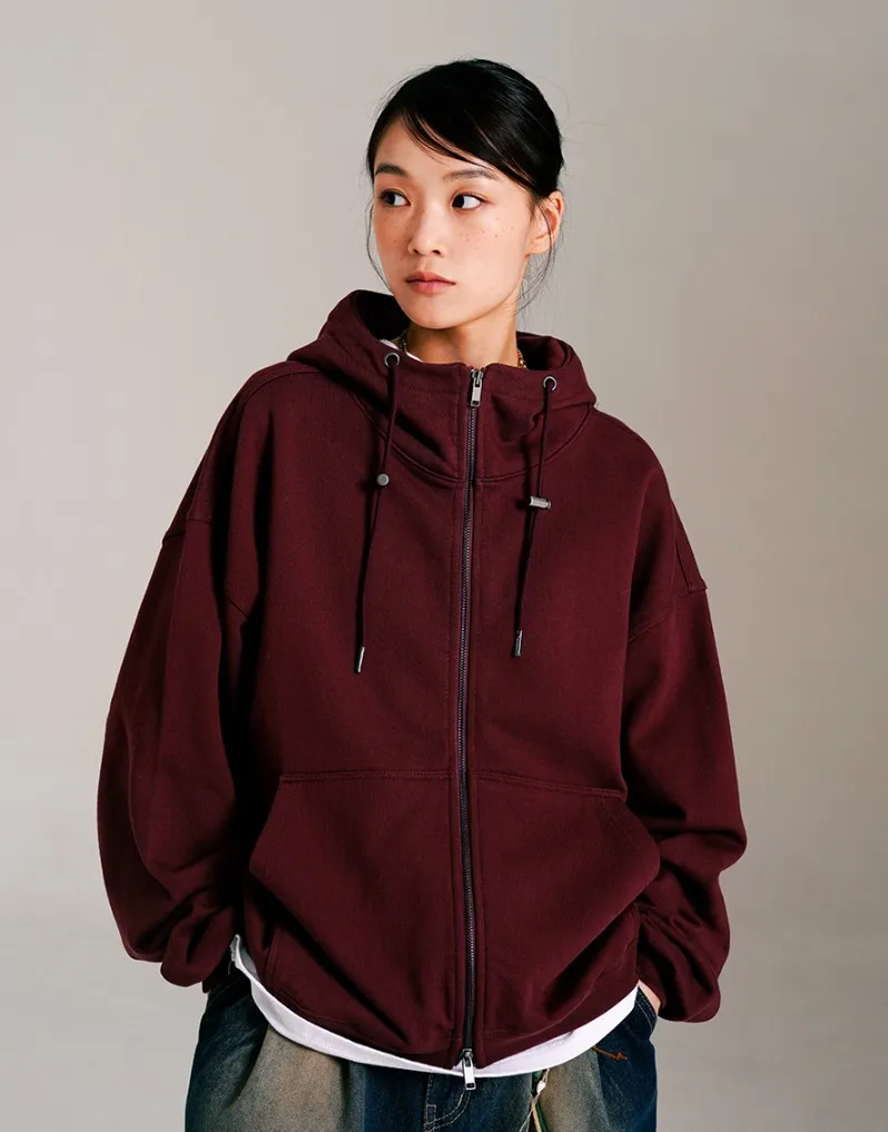 Jemut Highneck Heavy Hood Zip-Up