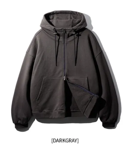 Jemut Highneck Heavy Hood Zip-Up