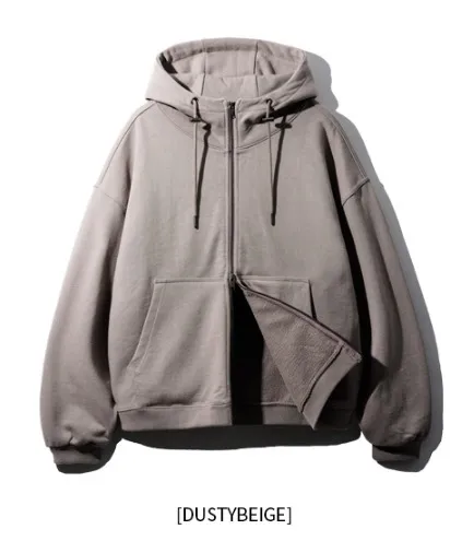 Jemut Highneck Heavy Hood Zip-Up