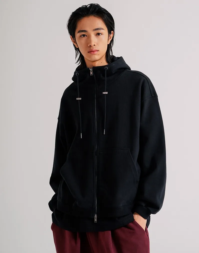 Jemut Highneck Heavy Hood Zip-Up